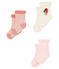 Set mit drei Paar kuschelig weichen, bequemen Frottee-Socken. variante 2