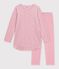 Kinder-Nachthemd und Leggings aus Nicki mit Blumenmotiv rosa/vielfarbig