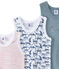 Jungen-Unterhemden im 3er-Set weiss LOT