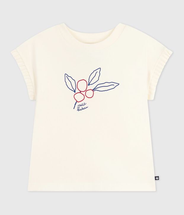 Kurz&auml;rmeliges Kinder-T-Shirt mit Muster MILK