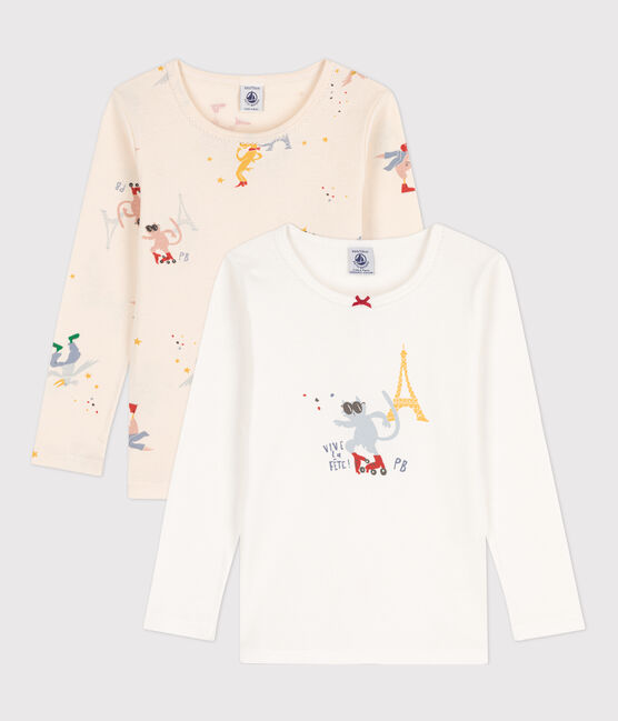 2er-Set langärmelige T-Shirts aus Baumwolle variante 1