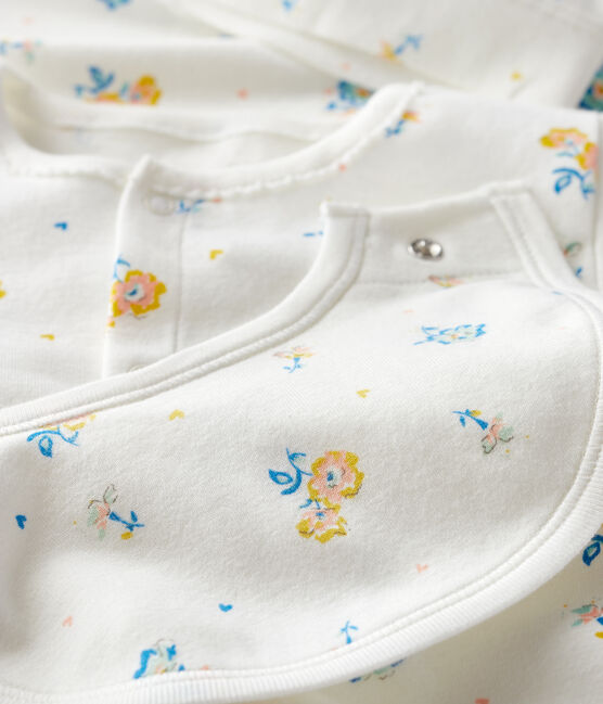 Baby-Geschenk-Set aus Bio-Baumwolle mit Blumenmuster variante 1