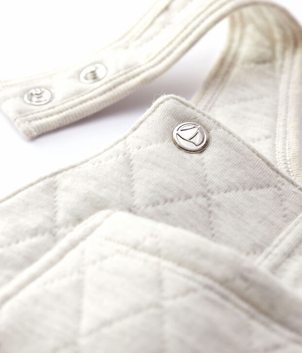 Gesteppte Baby-Latzhose. MONTELIMAR CHINE