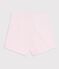 Baby-Shorts aus einfarbiger Baumwolle rosa