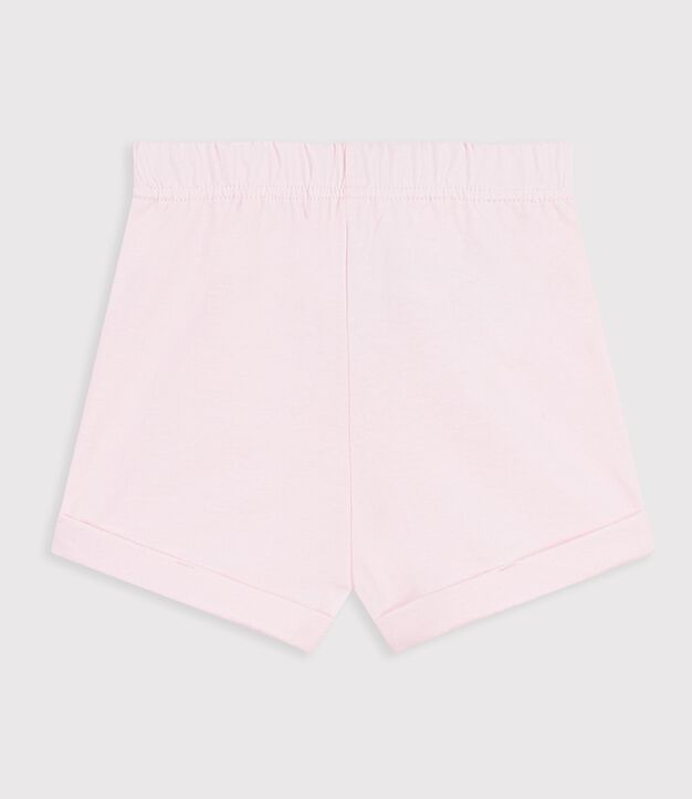 Baby-Shorts aus einfarbiger Baumwolle BARELY