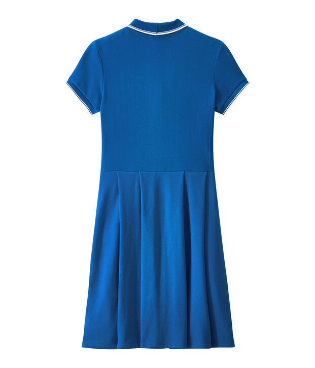 Kleid der Frau inspiriert das klassische polo blau