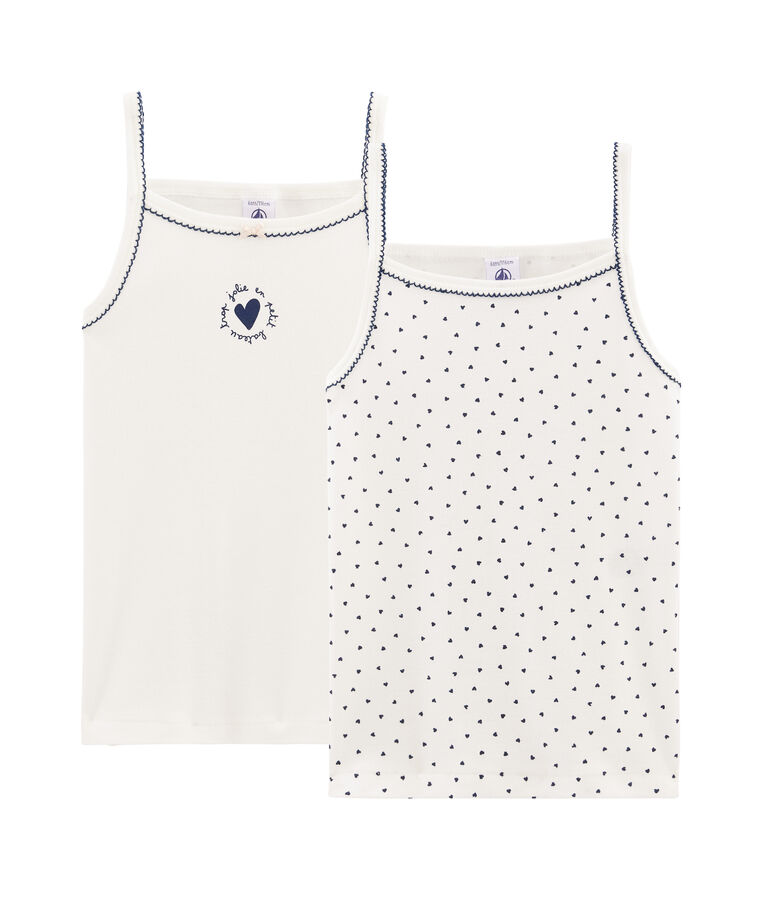 2er-Set Tr&auml;gerhemden f&uuml;r kleine M&auml;dchen vielfarbig