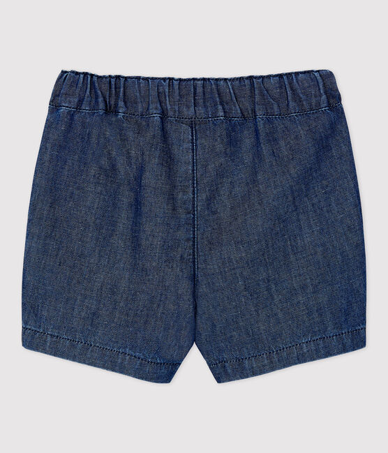 Baby-Shorts aus leichtem Bio-Denim blau DENIM
