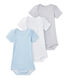 Baby-Jungen-Kurzarmbodys im 3er-Set