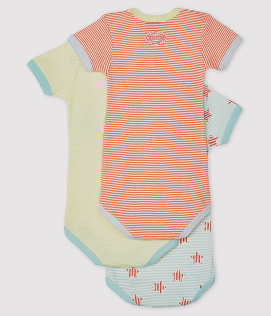 Trio kurzärmelige Baby-Bodys variante 2