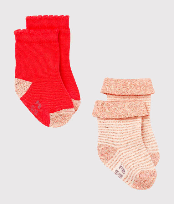 2er-Set baby-strümpfe mädchen variante 2