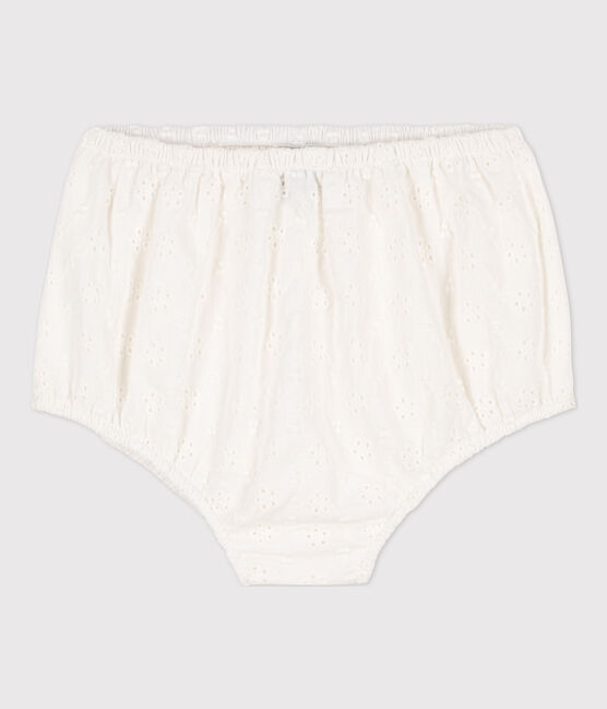 Baby-Bloomers in Broderie Anglaise. weiss MARSHMALLOW