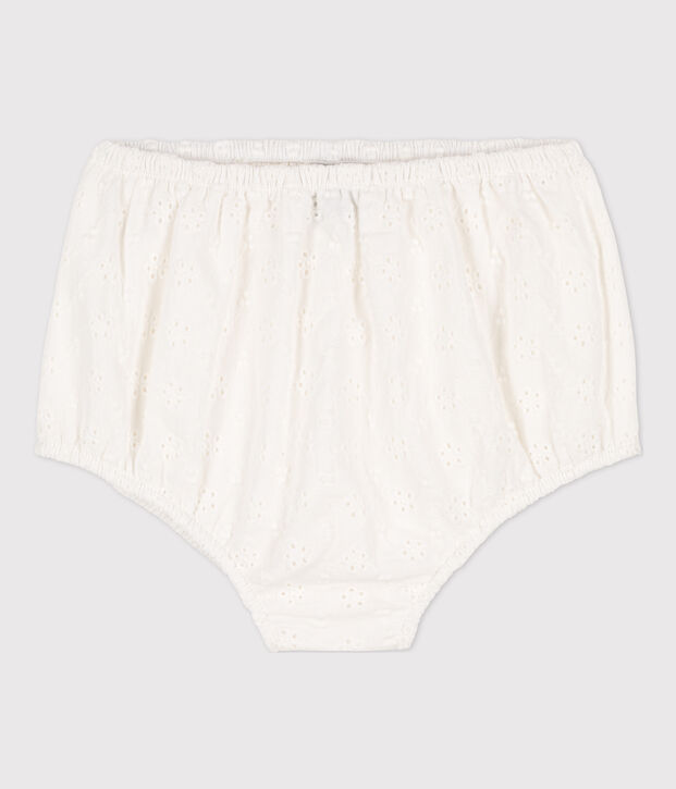 Baby-Bloomers in Broderie Anglaise. weiss