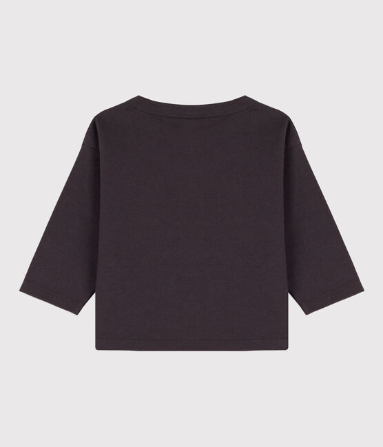 Langärmeliges Baby-T-Shirt aus Baumwolle grau DUMBO