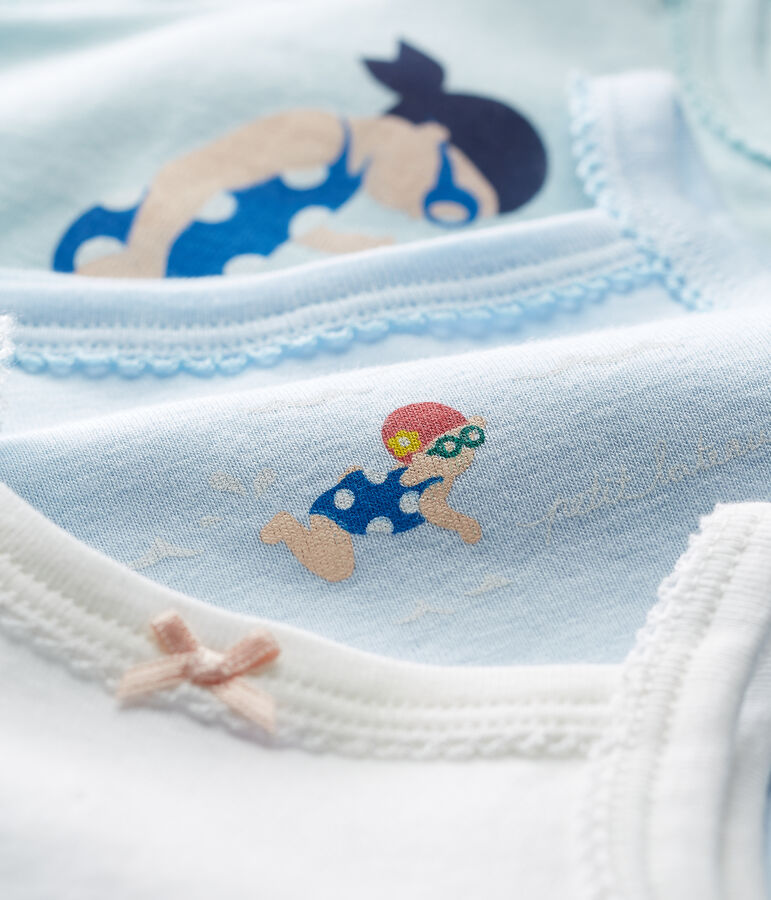 Trio Baby-Tr&auml;gerbodys M&auml;dchen vielfarbig