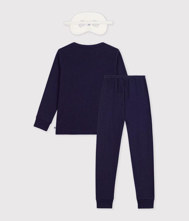 Kinder-Pyjama zum Verkleiden Skelett aus Baumwolle SOIR