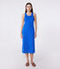 Damen Tanktop-Kleid in Midilänge aus Baumwolle