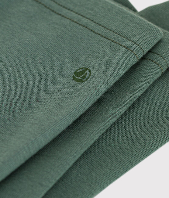 Baby-Leggings aus Baumwolle grün CROCO