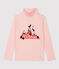 Kinder-Unterziehpullover aus Baumwolle für Mädchen rosa MINOIS
