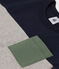 Kinder-T-Shirt aus Jersey für Jungen blau SMOKING/weiss MULTICO