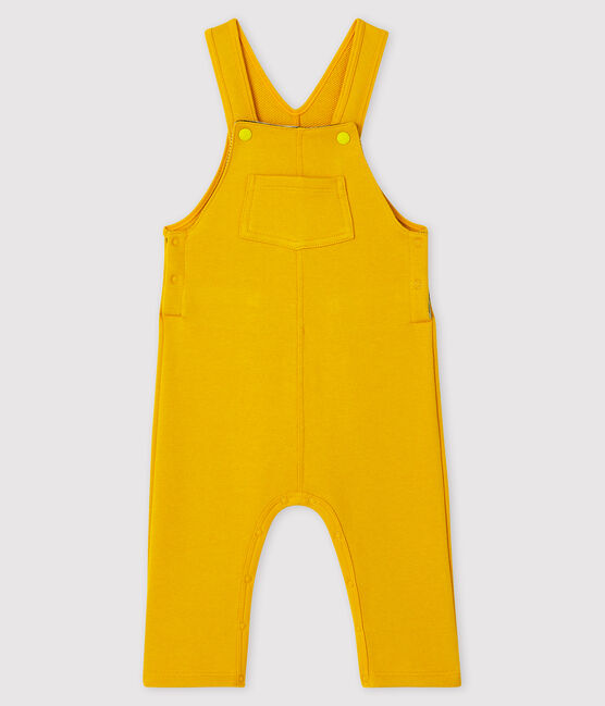 Lange Baby-Latzhose f&uuml;r Jungen gelb BOUDOR