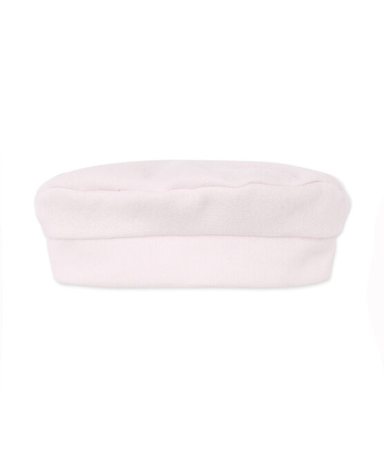 Baby-Mädchen-Beret aus Molton rosa VIENNE
