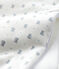 Baby-Schlafsack aus Rippstrick weiss MARSHMALLOW/grau GRIS/ MULTICO