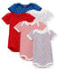 5er-Set kurzärmelige Baby-Bodys für Mädchen