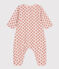 Baby-Langoverall aus Doppeljersey mit Blumenprint rosa SALINE/weiss MULTICO
