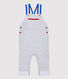 Baby-Latzhose aus Molton.