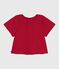 Kurzärmelige Kinder-Bluse mit Blumenmuster SPI