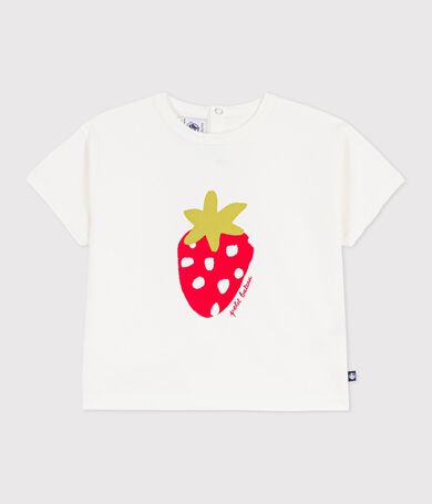 Kurz&auml;rmeliges Baby-T-Shirt aus Baumwolle mit Motiv