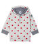 Gemustertes gestricktes Baby-Kapuzensweatshirt für Jungen grau BELUGA/rot TERKUIT CN
