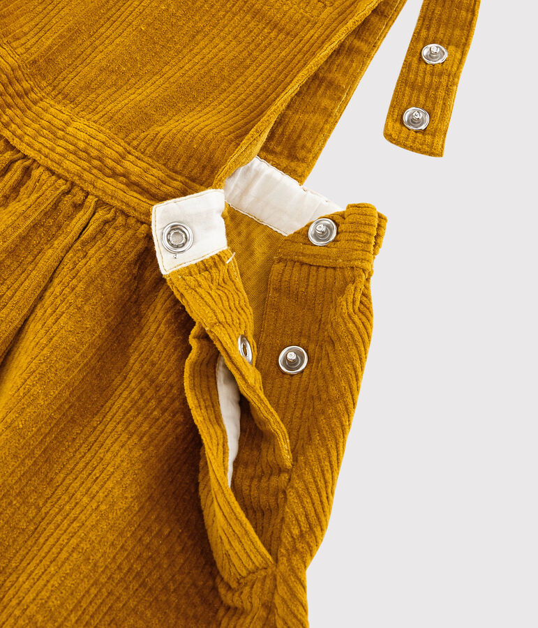 Kinder-Latzkleid f&uuml;r M&auml;dchen gelb