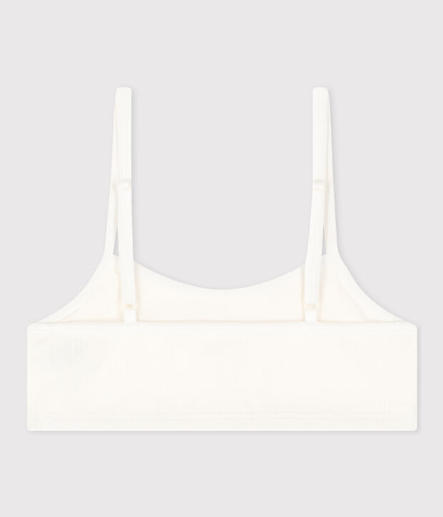 Brassi&egrave;re aus Baumwolle und Elasthan f&uuml;r Damen weiss