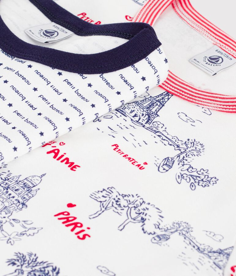Set Kinder-Pyjamas aus bedruckter Baumwolle variante 1