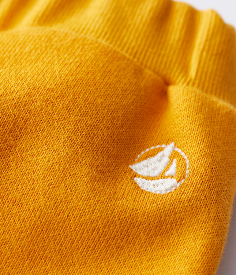 Baby-Hose aus Molton gelb