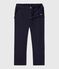Kinder-Hose aus Molton blau SMOKING