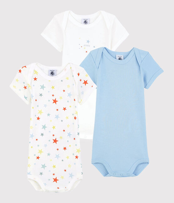 3er-Set kurzärmelige Baby-Bodys aus Bio-Baumwolle mit Sternen-Motiv variante 1