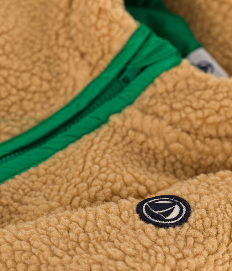 Baby-Jacke aus Sherpa beige