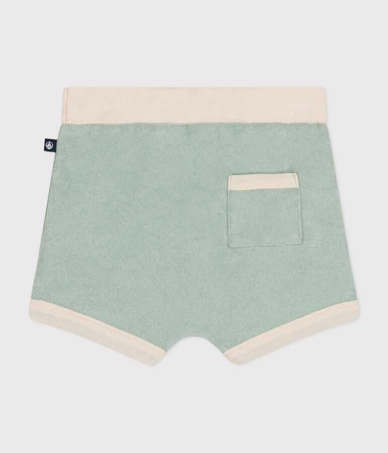 Baby-Shorts aus Frottee gr&uuml;n