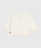 Baby-Sweatshirt aus Baumwolle mit Herzmotiv naturfarben MILK