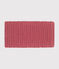 Baby-Schlauchschal aus Strick mit Fleece-Futter rosa ROSEWOOD