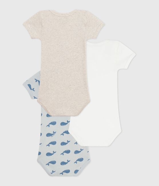 Set kurzärmeliger Baby-Bodys aus Baumwolle mit Walmotiv variante 1
