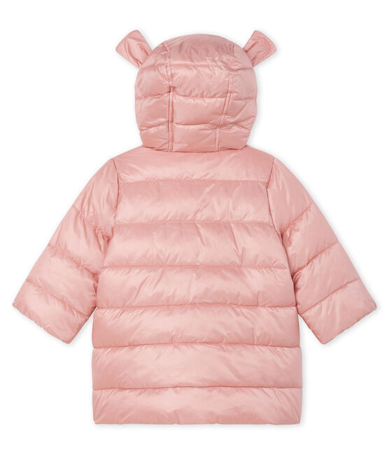 Baby-Jacke aus satiniertem Polyamid rosa FLEUR