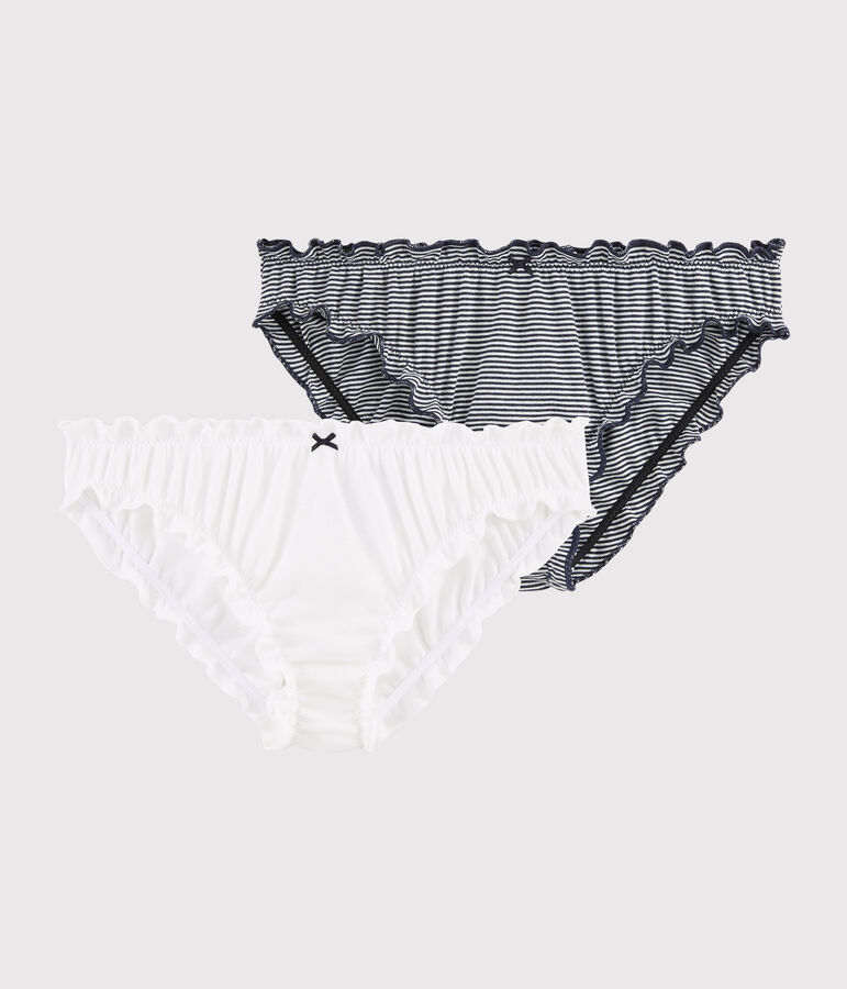 Set mit 2 Damenslips vielfarbig