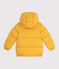 Einfarbige Kinder-Winterjacke gelb