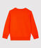 Kinder-Sweatshirt aus Molton für Jungen orange CAROTTE