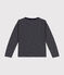 Langärmeliges Kinder-T-Shirt aus geflammten Jersey für Jungen SMOKING/ MONTELIMAR