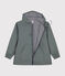 Damen-Regenjacke mit Kapuze grün THUYA